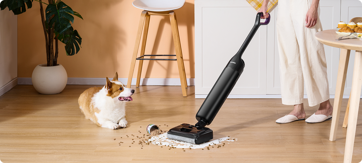 Aspirateur et serpillère en une seule étape