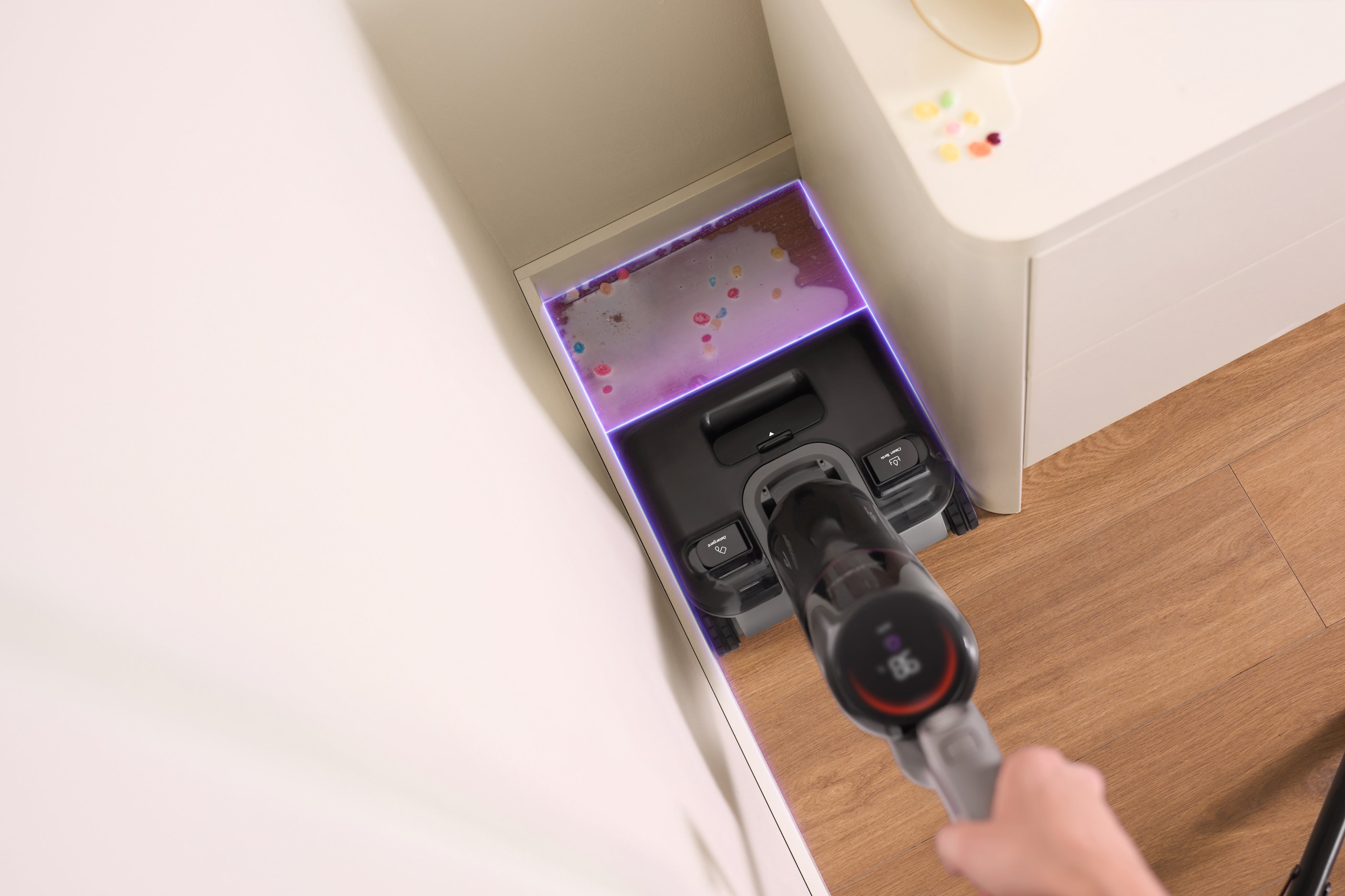 Nettoyage véritable à 0 bord des deux côtés.